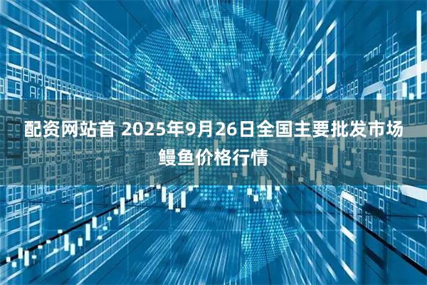 配资网站首 2025年9月26日全国主要批发市场鳗鱼价格行情